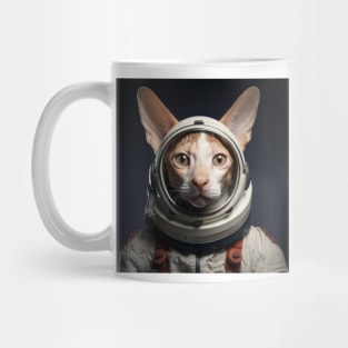 Astronaut Cat in Space - Cornish Rex Mug